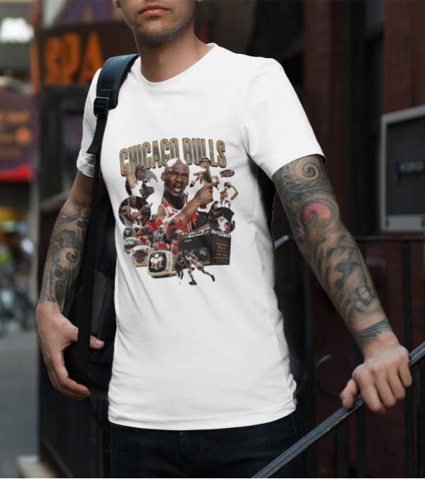 Chicago Bulls NBA Legends And Victory Celebrations T-Shirt