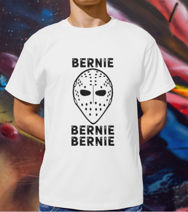 BERNIE BERNIE BERNIE Hockey Mask T-Shirt