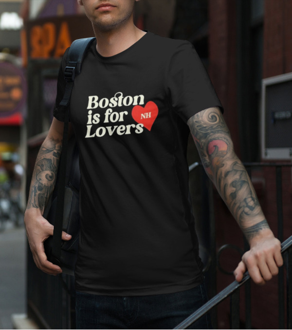 Boston Is For Lovers NH Heart T-Shirt