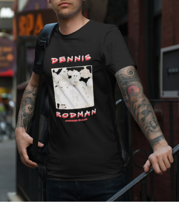 DENNIS RODMAN BULLS 91 CHICAGO BASKETBALL T-Shirt