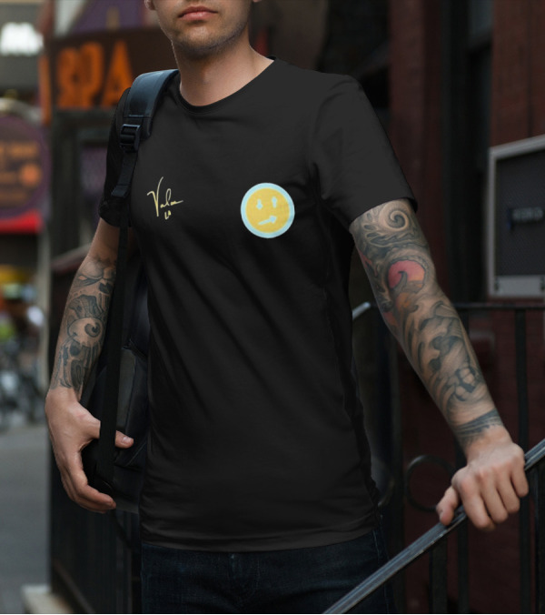 Judah And The Lion Collab Vala Smiley Face T-Shirt