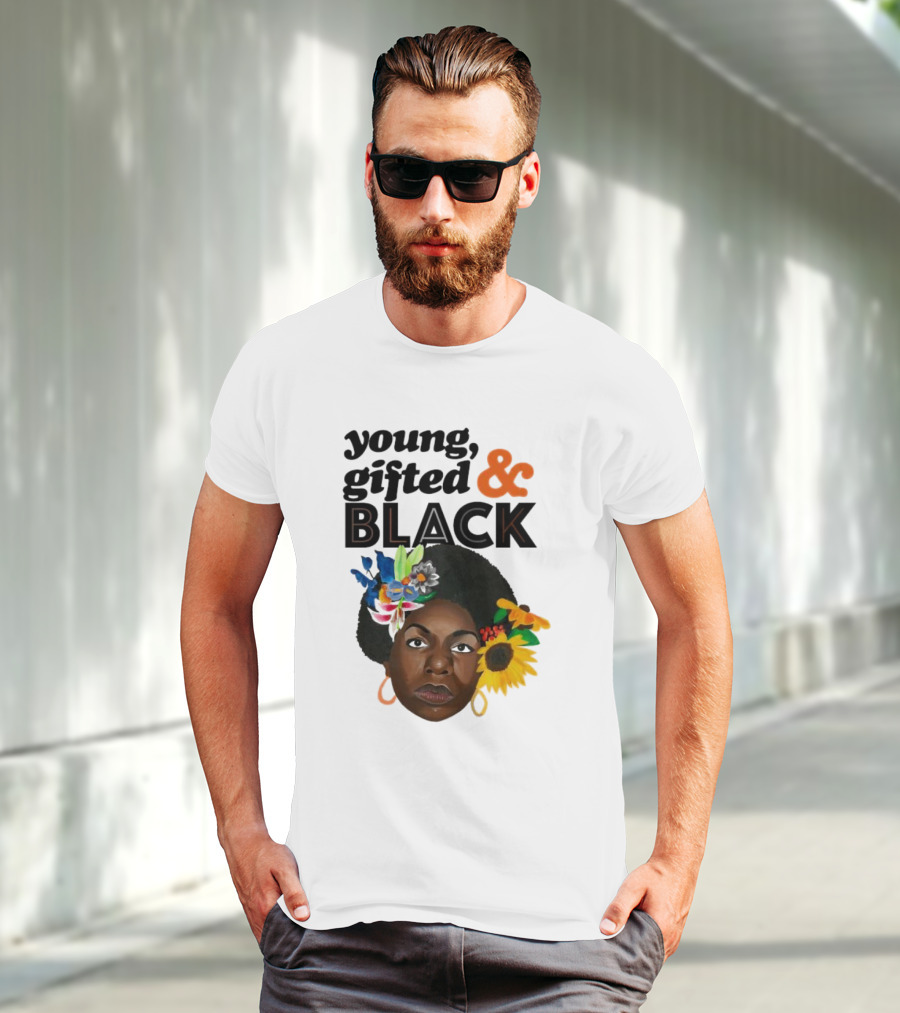 Young Gifted And Black Nina En Printemps T-Shirt