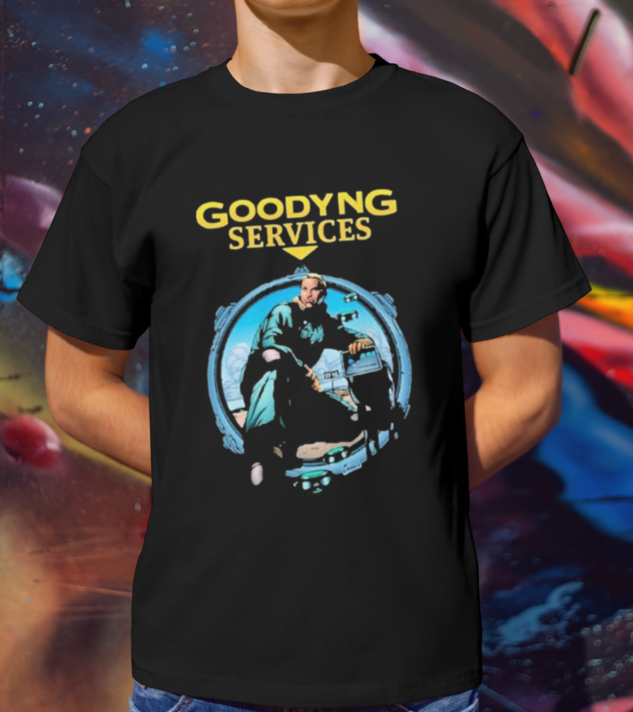Goodyng Services Rippaverse Comics Character Scene T-Shirt