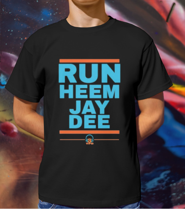 RUN HEEM JAY DEE 83 VPG Miami Dolphins T-Shirt