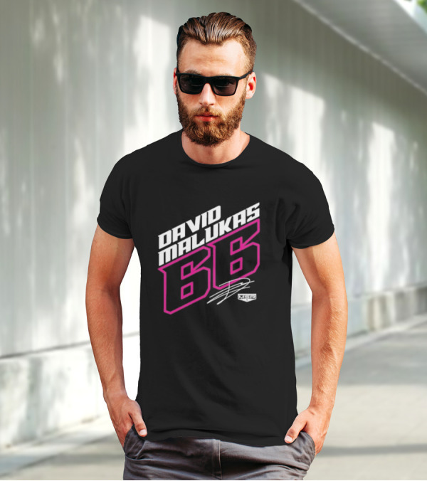 David Malukas 66 MSR Racing Signature T-Shirt