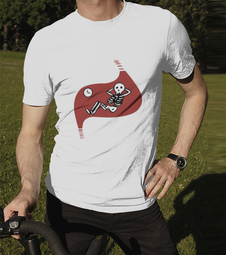 Death Of Dungeon Meshi Falin Skeleton Inside Red Stomach T-Shirt