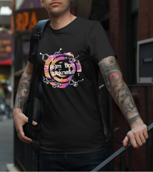 E Motion Sickness With Dine Alone Psychedelic Chemistry Vibes T-Shirt