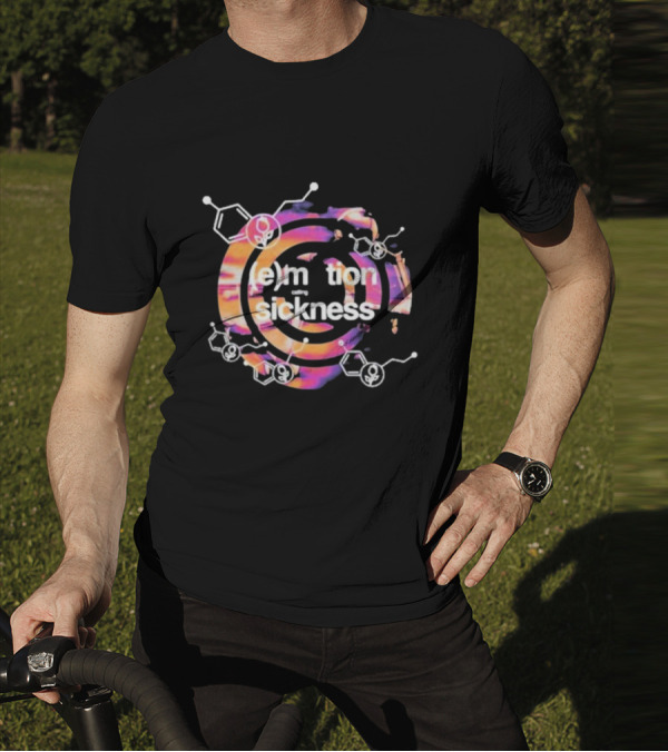 E Motion Sickness With Dine Alone Psychedelic Chemistry Vibes T-Shirt