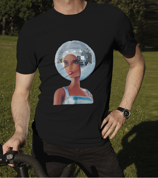 Discodiva Daytrip Ready Mirror Ball Glam Elegance T-Shirt