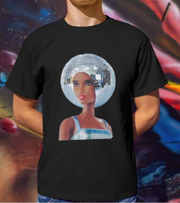 Discodiva Daytrip Ready Mirror Ball Glam Elegance T-Shirt