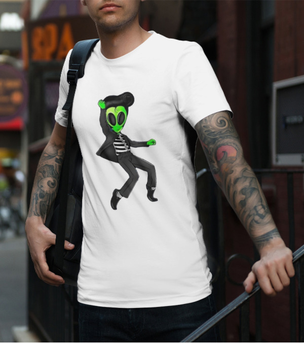 Jailhouse Rock Alien Elvis Presley Dance T-Shirt
