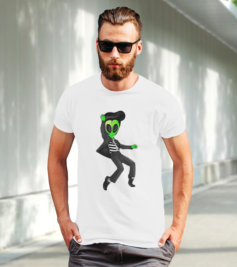 Jailhouse Rock Alien Elvis Presley Dance T-Shirt
