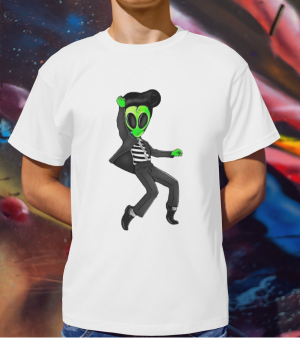 Jailhouse Rock Alien Elvis Presley Dance T-Shirt
