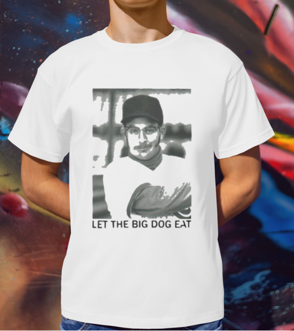 Let The Big Dog Eat - Baseball Pitcher In Action T-Shirt