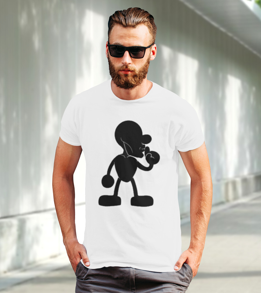 Yeet Team Mr Mew Iconic Silhouette And Dog Collaboration T-Shirt