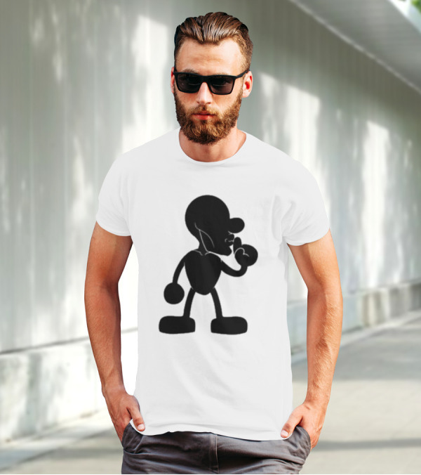 Yeet Team Mr Mew Iconic Silhouette And Dog Collaboration T-Shirt