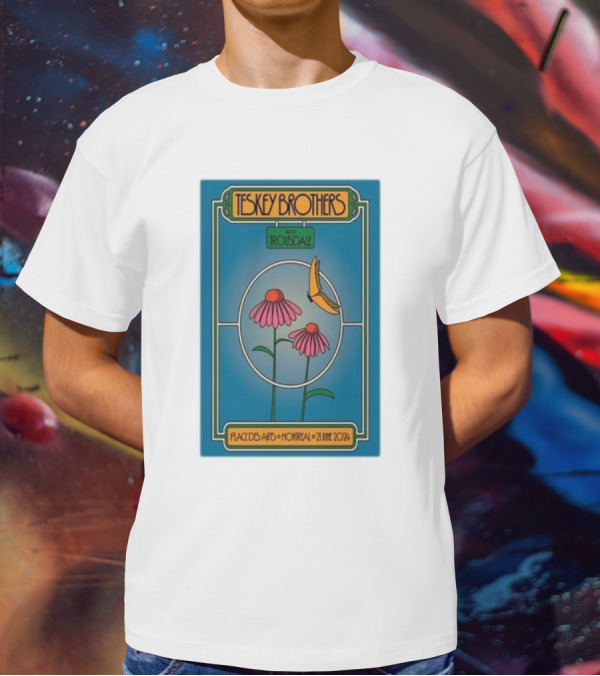 Teskey Brothers With Iron And Wine Place Des Arts Montreal June 21 T-Shirt