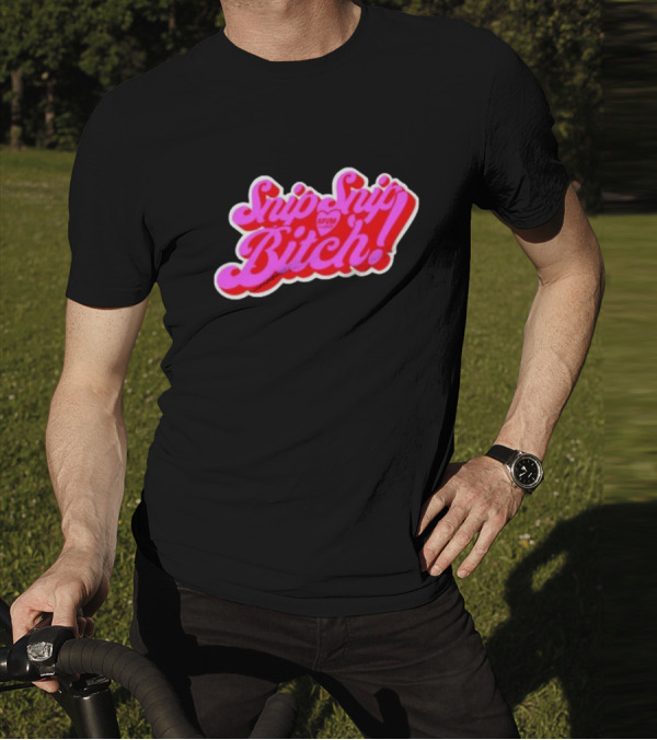 Angeria Paris Snip Snip Bitch APVM Heart Ringer T-Shirt