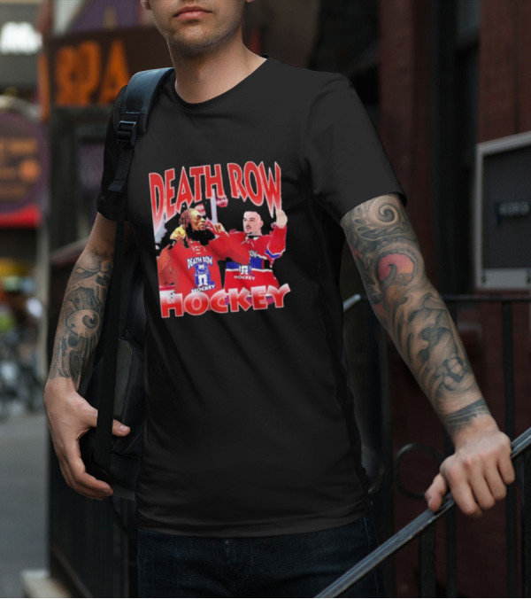 Arber Xhekaj Snoop Dogg Death Row Hockey Collaboration T-Shirt