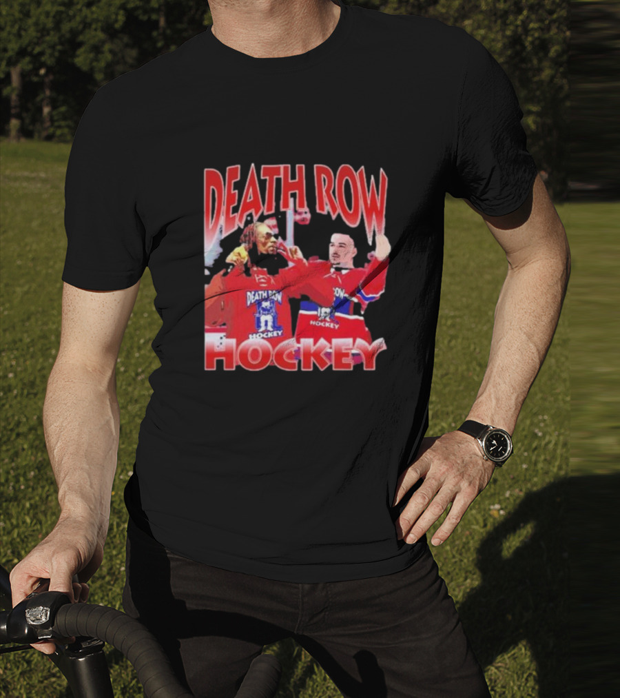 Arber Xhekaj Snoop Dogg Death Row Hockey Collaboration T-Shirt