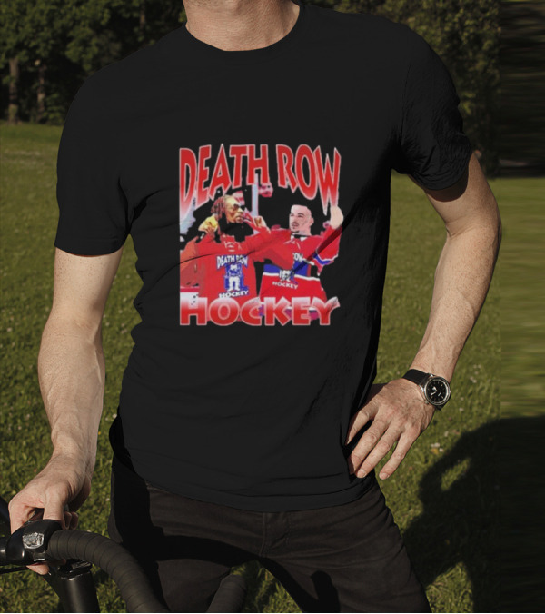 Arber Xhekaj Snoop Dogg Death Row Hockey Collaboration T-Shirt