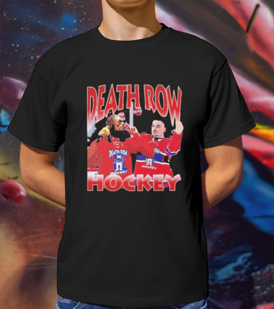 Arber Xhekaj Snoop Dogg Death Row Hockey Collaboration T-Shirt
