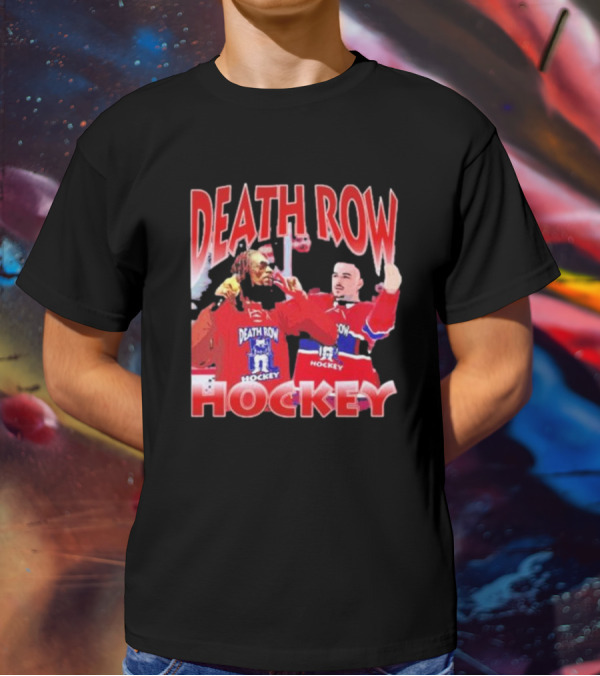 Arber Xhekaj Snoop Dogg Death Row Hockey Collaboration T-Shirt