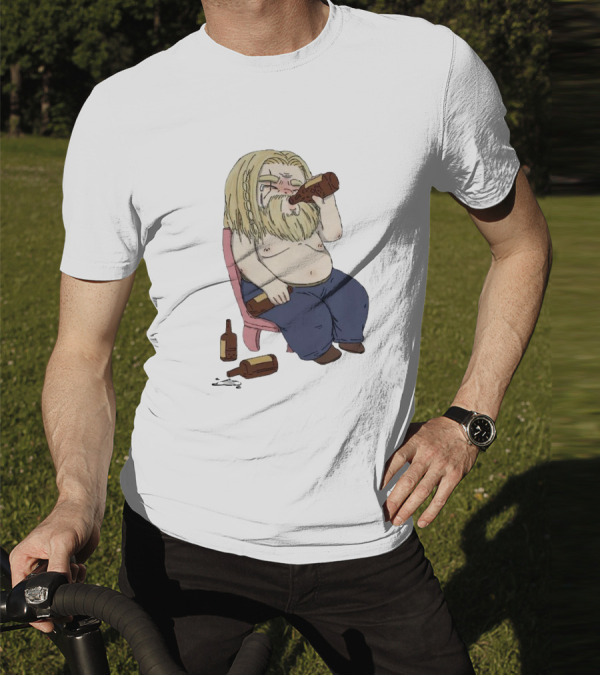Avengers Endgame Thor Fat Drinking T-Shirt