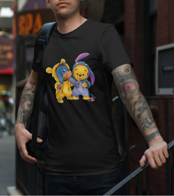 Baby Pooh Eeyore Costume Winnie The Pooh T-Shirt