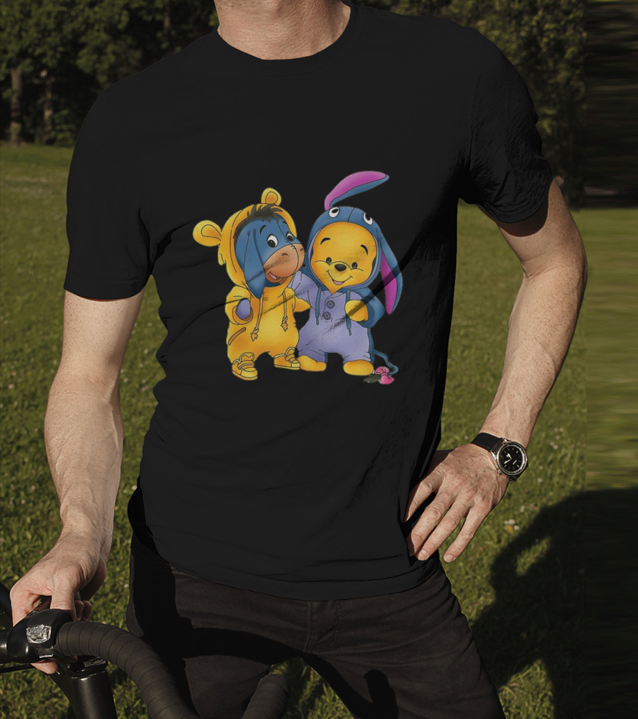 Baby Pooh Eeyore Costume Winnie The Pooh T-Shirt
