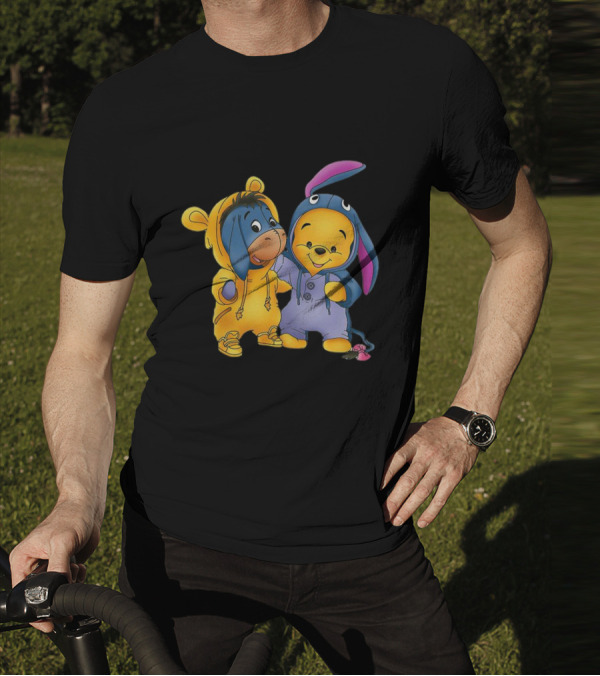 Baby Pooh Eeyore Costume Winnie The Pooh T-Shirt