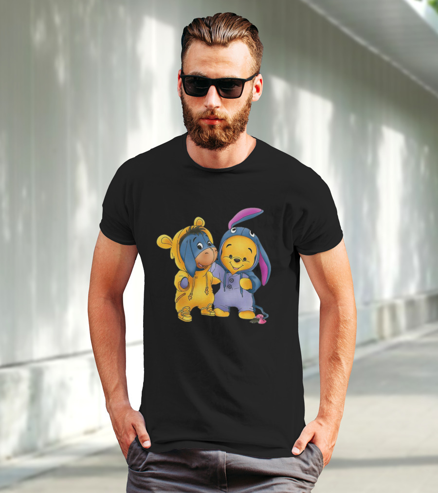 Baby Pooh Eeyore Costume Winnie The Pooh T-Shirt