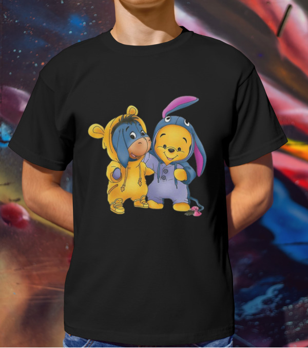 Baby Pooh Eeyore Costume Winnie The Pooh T-Shirt