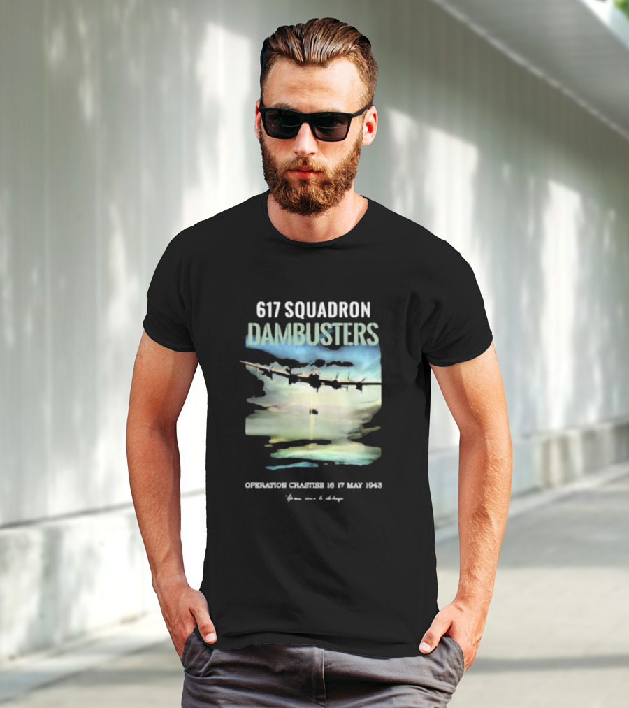 617 Squadron Dambusters Operation Chastise 16 17 May 1943 Lancaster Bomber Aircraft T-Shirt