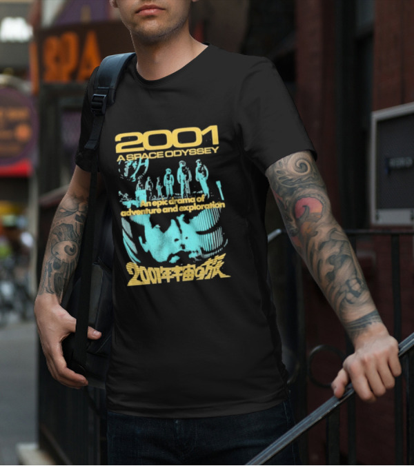 2001 A Space Odyssey An Epic Drama Of Adventure And Exploration Astronauts And Monolith T-Shirt