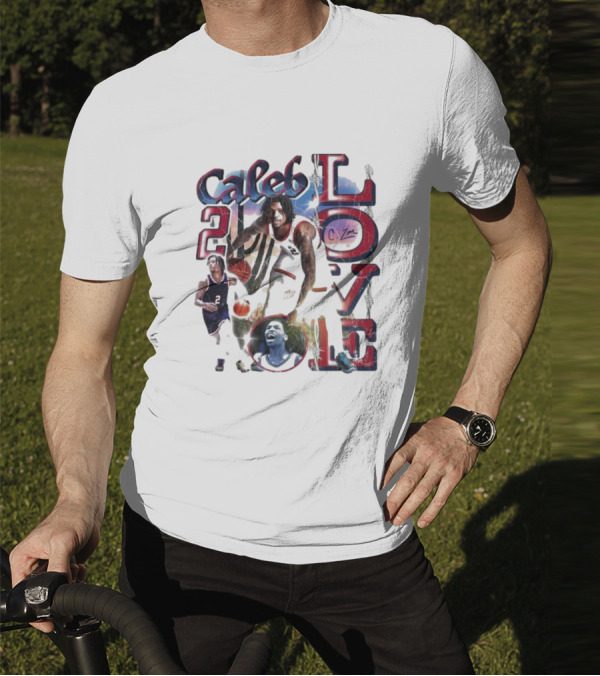 Caleb Love 2 Basketball Signature Jersey Dunk Champion Image T-Shirt