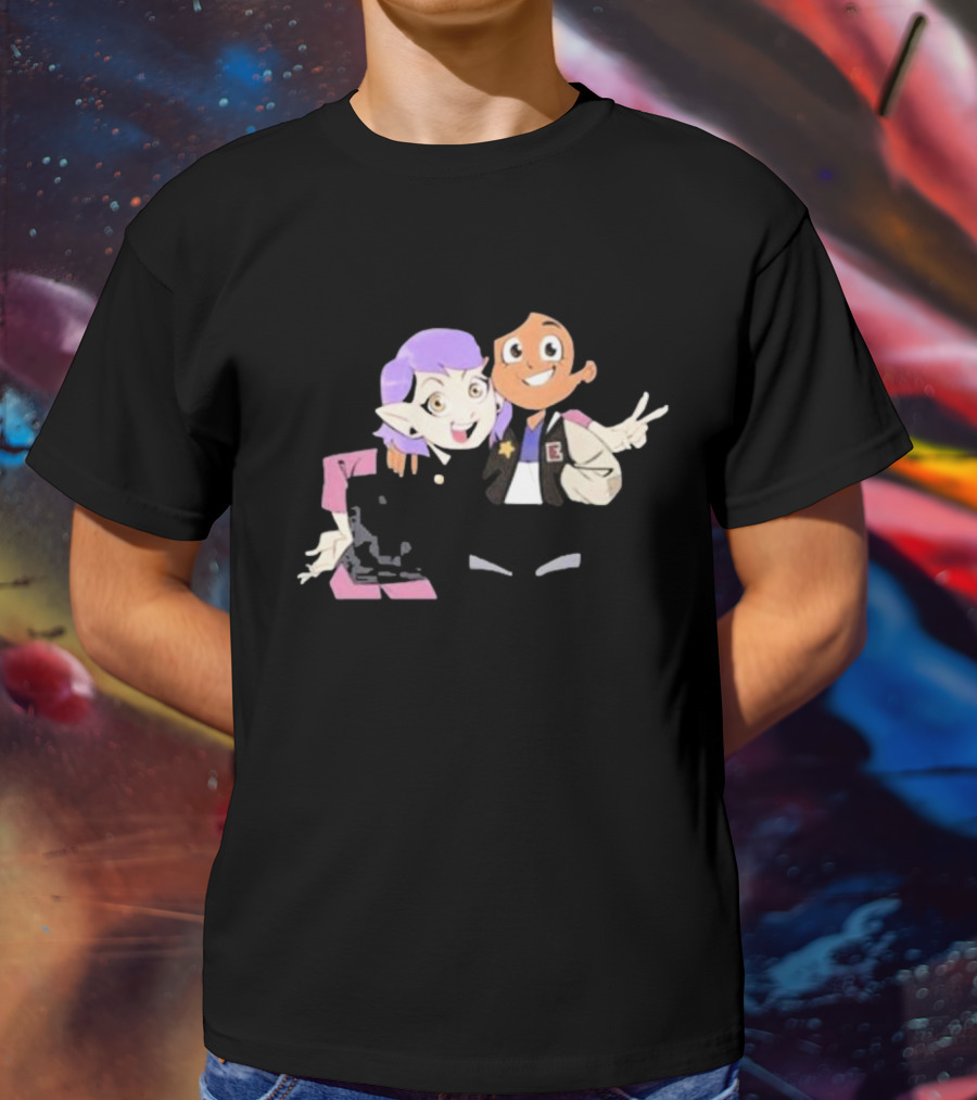 Dana Terrace Lumity The Owl House Luz And Amity Fan T-Shirt