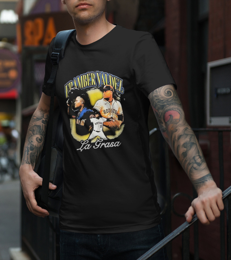 Framber Valdez Houston Astros La Grasa T-Shirt
