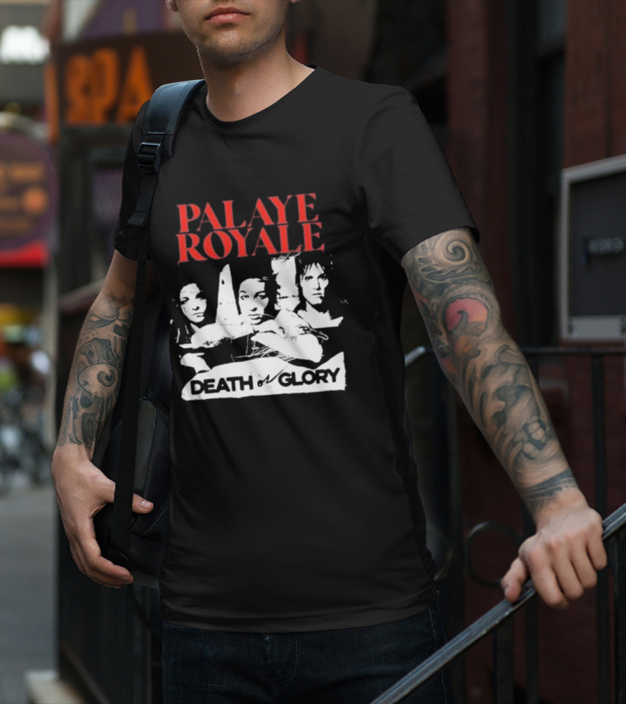 Palaye Royale Death Or Glory Band Member Portrait Trio T-Shirt