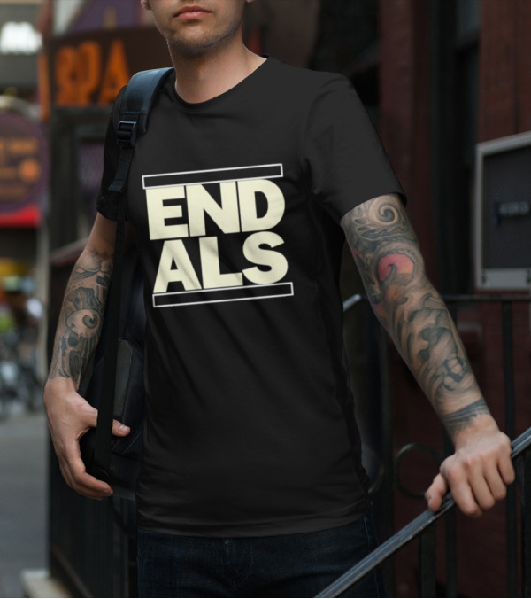 Torey Lovullo Supporting Awareness With End ALS Message T-Shirt