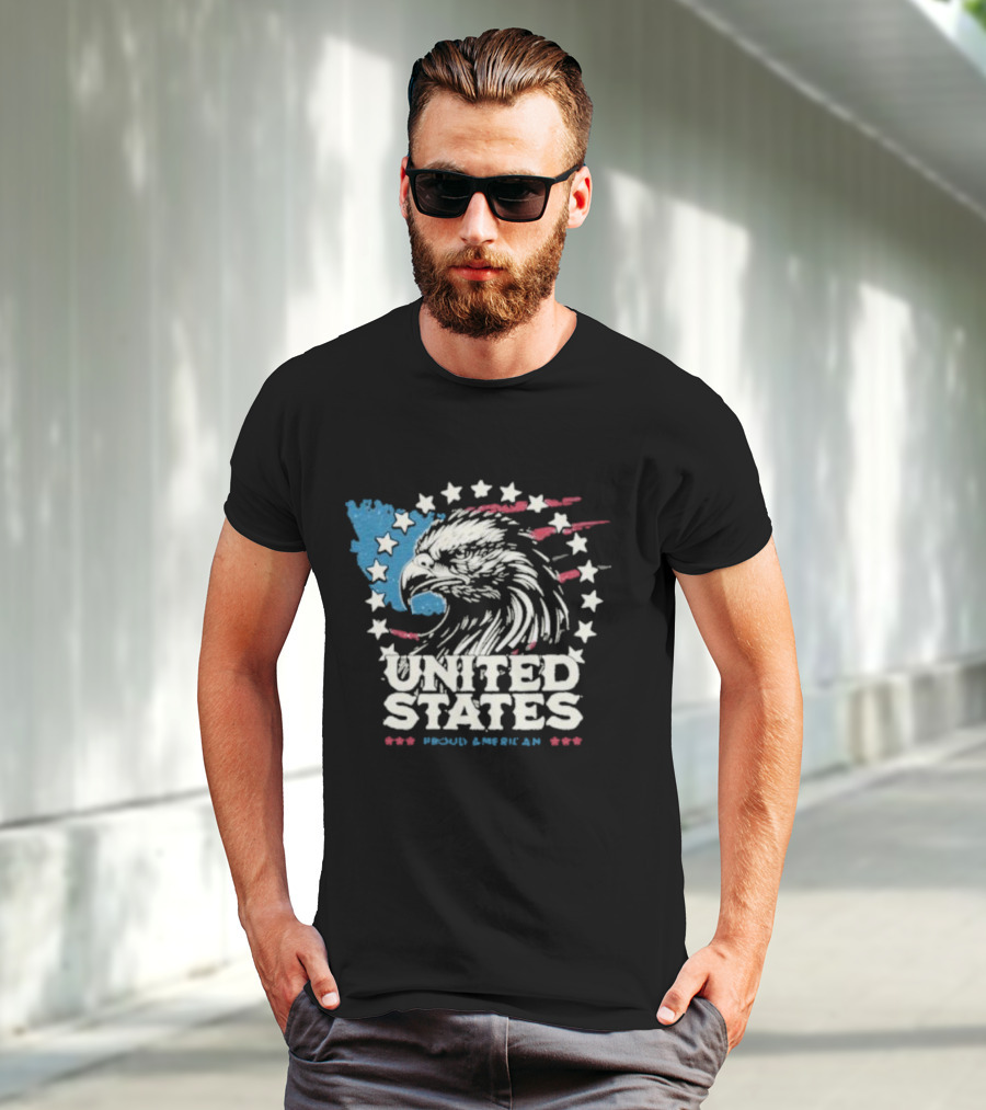 United States Proud American Eagle T-Shirt