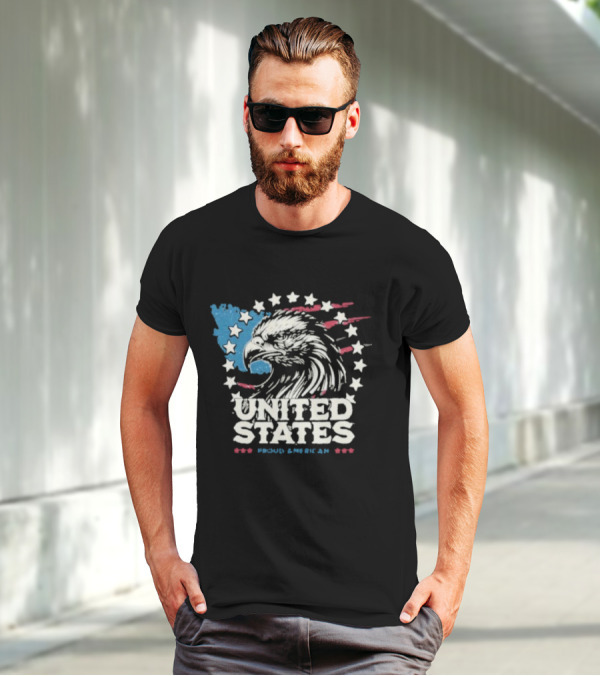United States Proud American Eagle T-Shirt