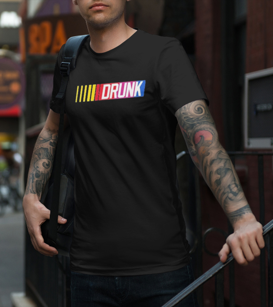 Silly Geese Racing Style Drunk Nascar T-Shirt