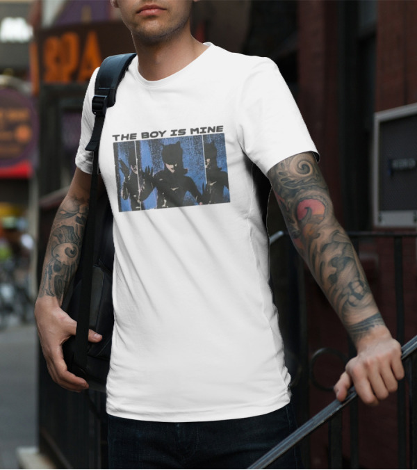 The Boy Is Mine Catwoman Reflection Trio T-Shirt