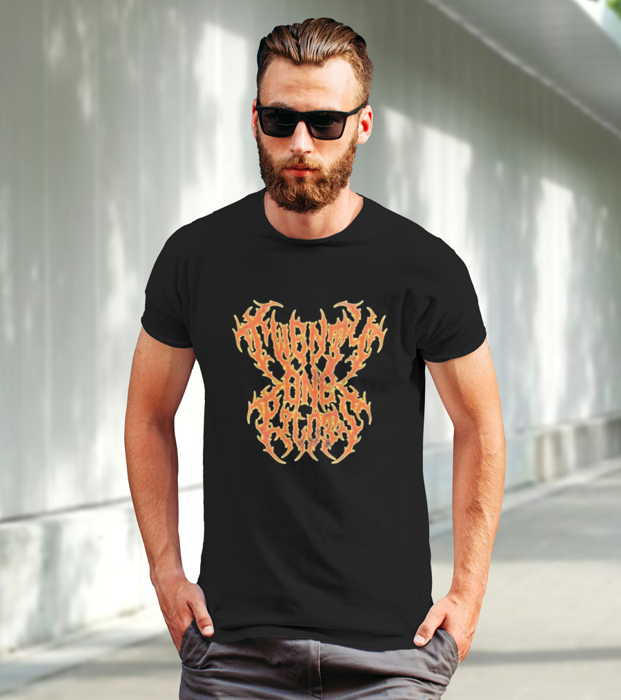 Twenty One Pilots Flame Logo Fiery Text T-Shirt