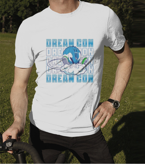 Dream Con Globoy Blue Planet And Sneakers T-Shirt