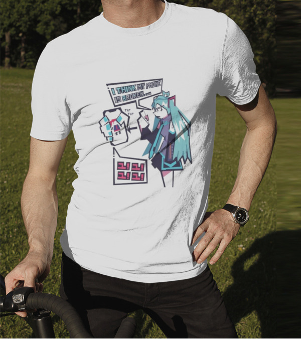 I Think My Phone Is Broken Tap Tap になに Nani Nani T-Shirt