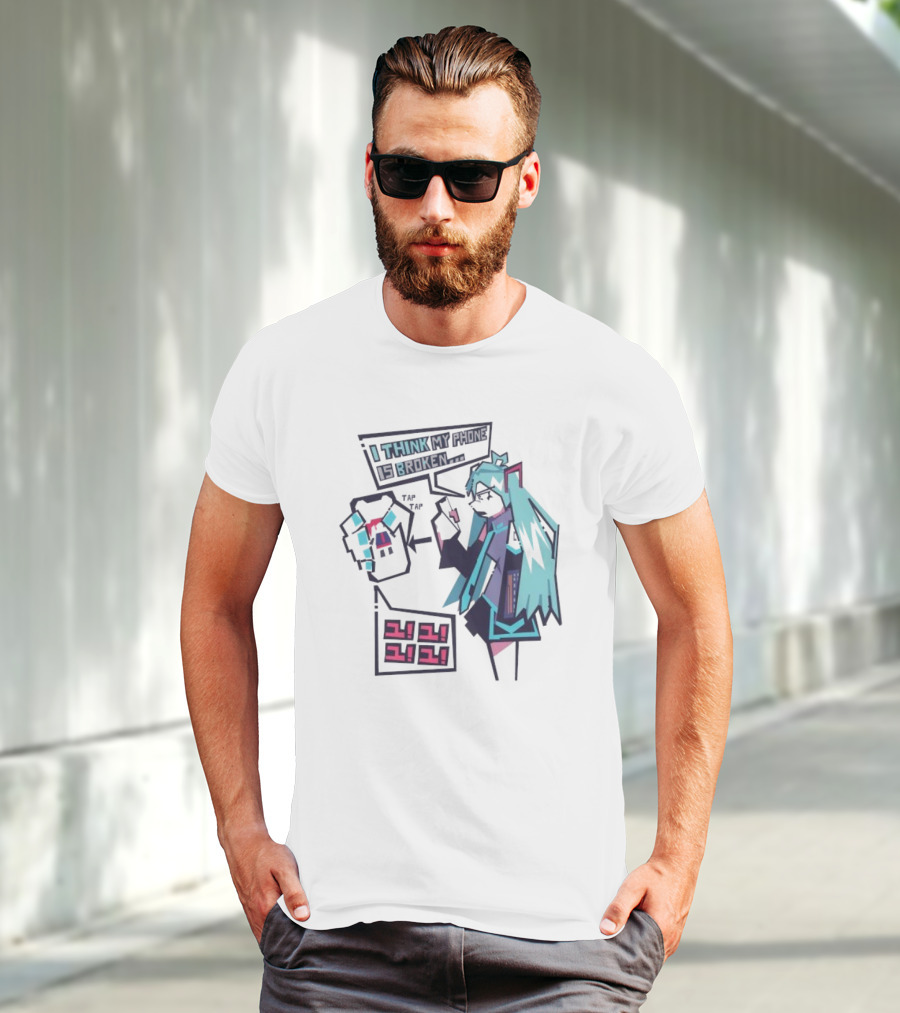 I Think My Phone Is Broken Tap Tap になに Nani Nani T-Shirt