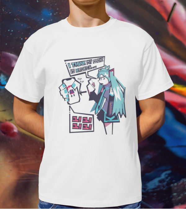 I Think My Phone Is Broken Tap Tap になに Nani Nani T-Shirt