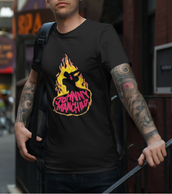 Johnny Manchild Fire Dance Silhouette Flame T-Shirt